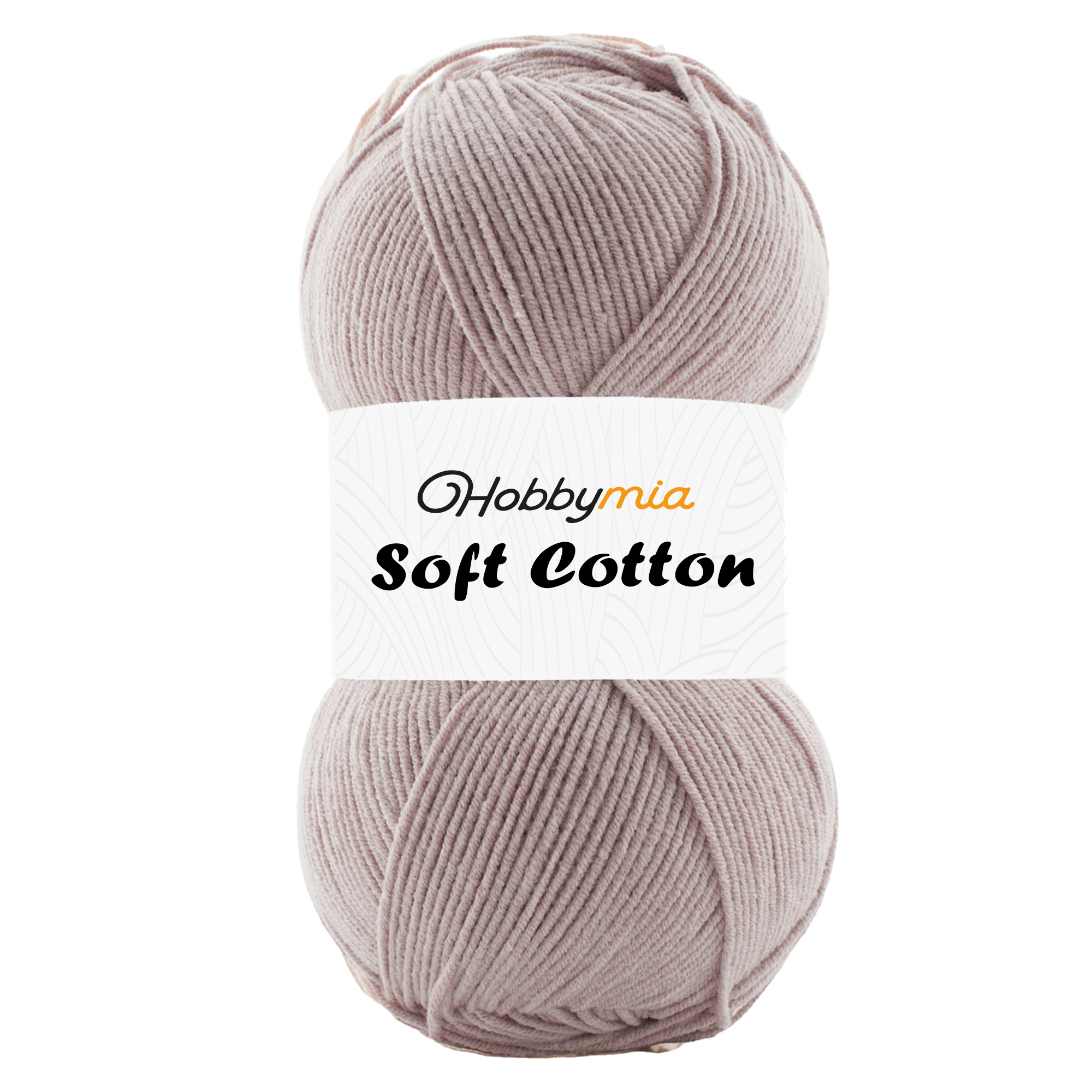 14592-1-1.png HobbyMia Soft Cotton Yarn for Crocheting - 100gr / 361yds - 55% Cotton / 45% Acrylic - (2) Sport Fine Weight (Pink - Punda Pink, 1 Skein) - Image 1